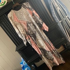 Boho kimono/duster cardigan